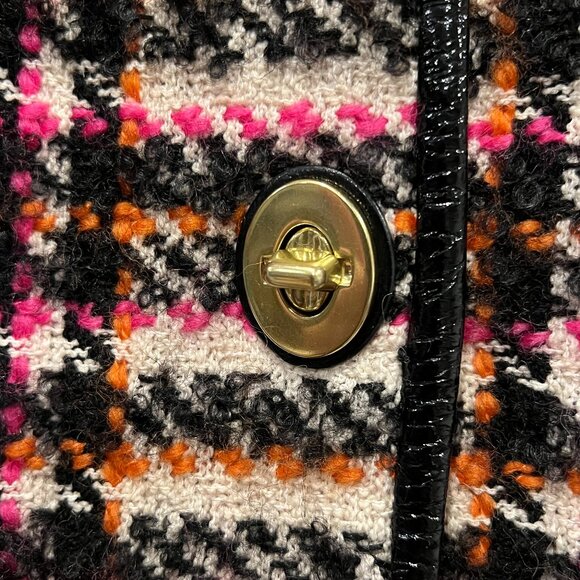Coach Bonnie Cashin Archive Plaid Boucle Tweed Coat, XS - Picture 5 of 11